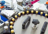 400pcs/Min Semi Automatic Round Bottle-Etiketteringsmachine Dubbele Zij Etikettering